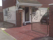 Wrought Iron Driveway Gates